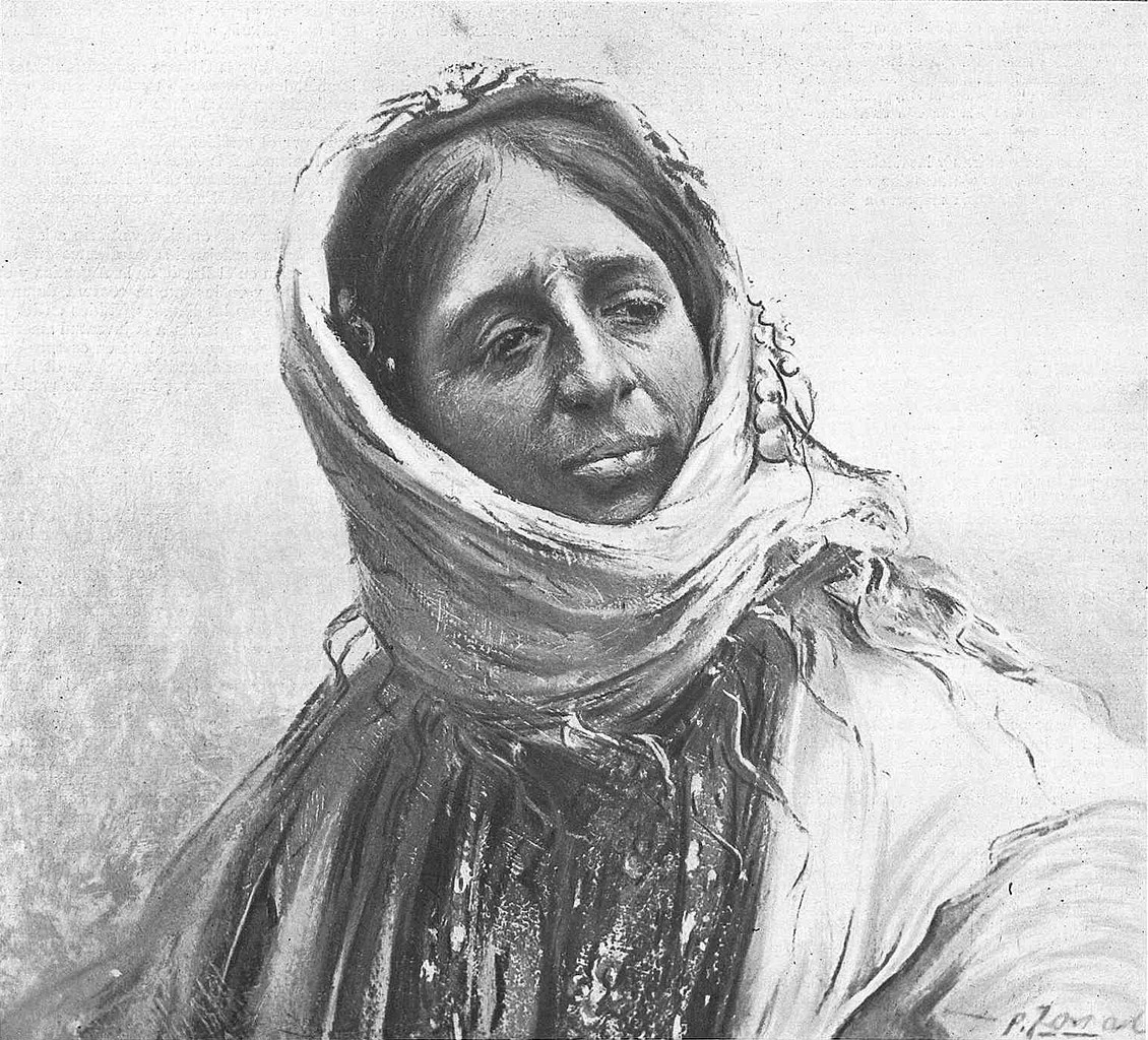 Illustrazione artistica, zingaro turco